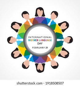 Vector Illustration of International Mother Language Day observed on February 21 