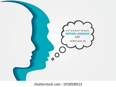 Vector Illustration of International Mother Language Day observed on February 21 