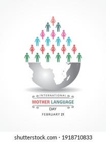 Vector Illustration of International Mother Language Day observed on February 21 