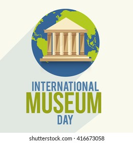 Vector illustration of International Museum Day.