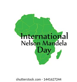 Vector illustration for International Nelson Mandela Day.
