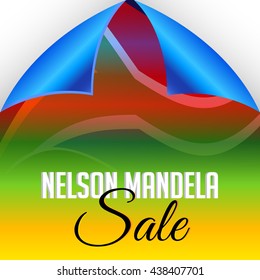 Vector illustration for International Nelson Mandela Day.