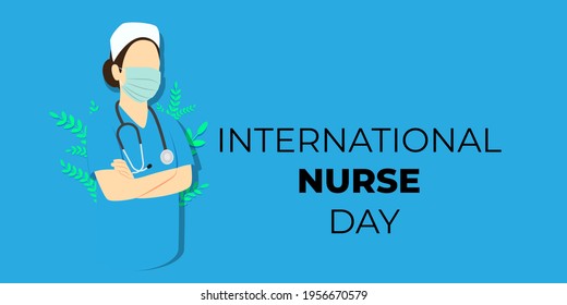 vector illustration for international nurse day.