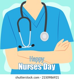 vector illustration for international nurse day.