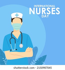 vector illustration for international nurse day.