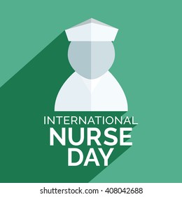 Vector illustration of International nurse day.