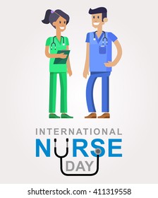 Vector illustration for International Nurse Day