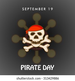 Vector illustration of International Talk Like A Pirate Day.