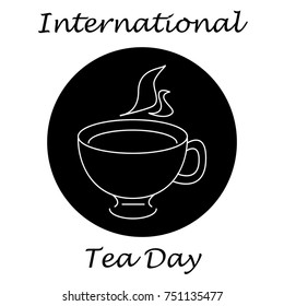 Vector illustration. International Tea Day. Suitable for greeting card, poster and banner.
