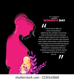 Vector illustration for International Women's Day
