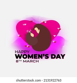 Vector illustration for International Women's Day