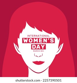 Vector illustration of International women's day. Activism for women rights