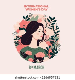 Vector illustration for International womens day.