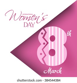 Vector Illustration of International women's day background.