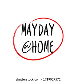 Vector illustration for International Workers' Day Celebration on May 1st, also known as May Day. Can be used for Greetings, Banner, Background, Template, Badge, Symbol, Icon, Logo and Print design. 