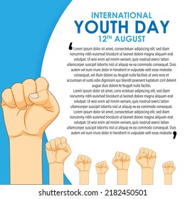 Vector illustration for International Youth Day