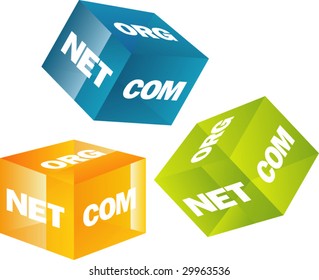 vector illustration of internet