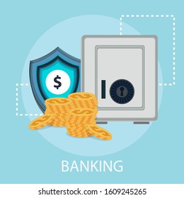 Vector Illustration Of Internet Banking And Online Payment With 