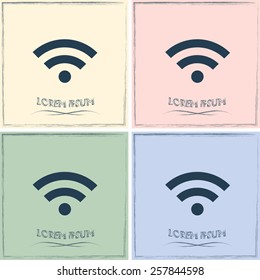 Vector illustration internet connection 