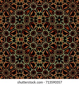Vector illustration Intricate oriental delicate pattern, pattern of a seamless background
