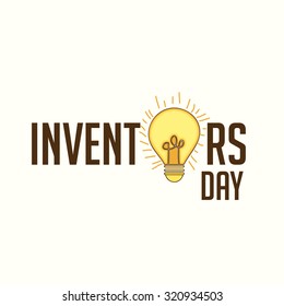 Vector illustration of inventors day