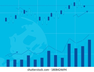 Vector illustration of investment image background 