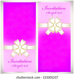 Vector illustration of invitation B