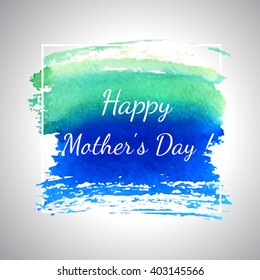 Vector illustration for invitation, congratulation or greeting cards. Happy Mother's Day calligraphic poster.