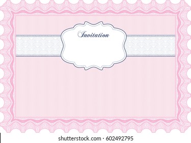 Vector illustration of Invitation template. Vector illustration.With background. Complex design.
- Powered by Shutterstock - Get 15% off with code: PIKWIZARD15
