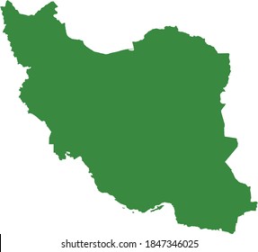 vector illustration of Iran map