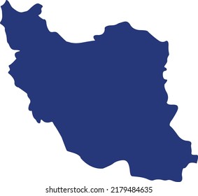 Vector Illustration of Iran map