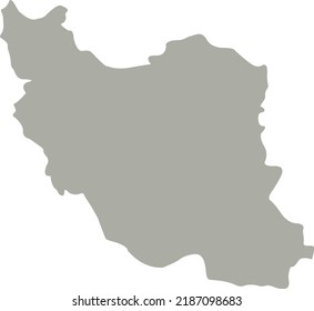 Vector illustration of Iran map