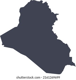 Vector Illustration of Iraq map