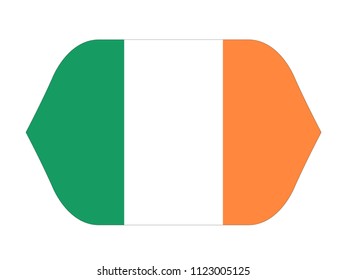 vector illustration of Ireland flag