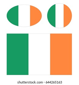 vector illustration of Ireland flag
