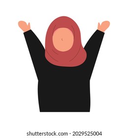 Vector illustration Islamic children cartoon characters