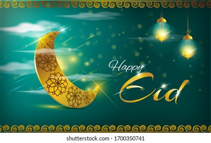 vector illustration for Islamic festival EID.