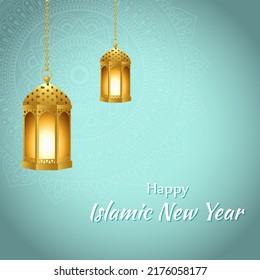 Vector illustration for Islamic New Year greeting