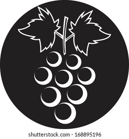 Vector illustration of isolated black and white store icon