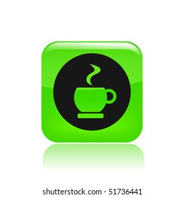 Vector illustration of isolated coffee icon