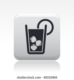 Vector illustration of isolated drink icon