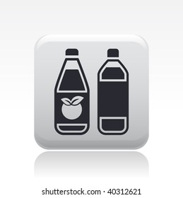 Vector illustration of isolated drink icon