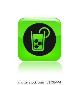 Vector illustration of isolated drink icon