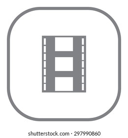 Vector illustration of isolated film