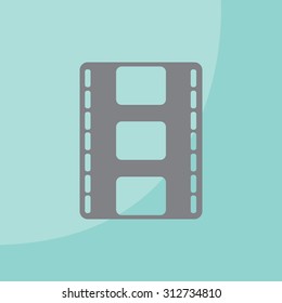 Vector illustration of isolated film