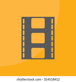 Vector illustration of isolated film