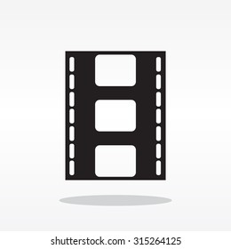 Vector illustration of isolated film