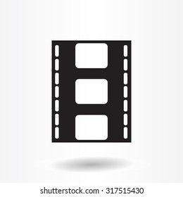 Vector illustration of isolated film