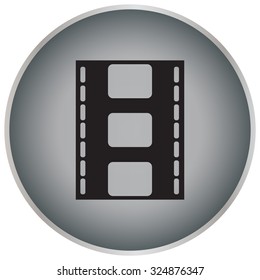 Vector illustration of isolated film