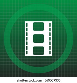 Vector illustration of isolated film